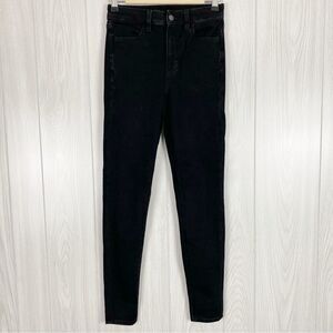 American Eagle | Black Super Hi Rise Jegging 360 Next Level Stretch Size 4
